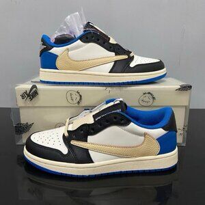 Travis Scott X Air Jordan 1 Low Fragment Design